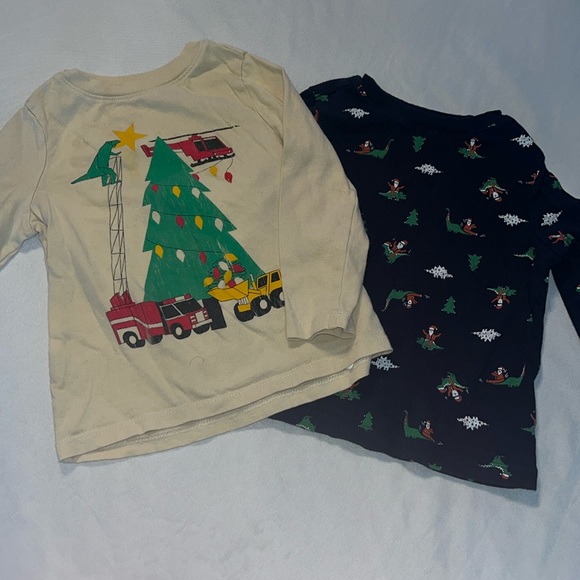 Old Navy Christmas Shirts 2T - Picture 1 of 9